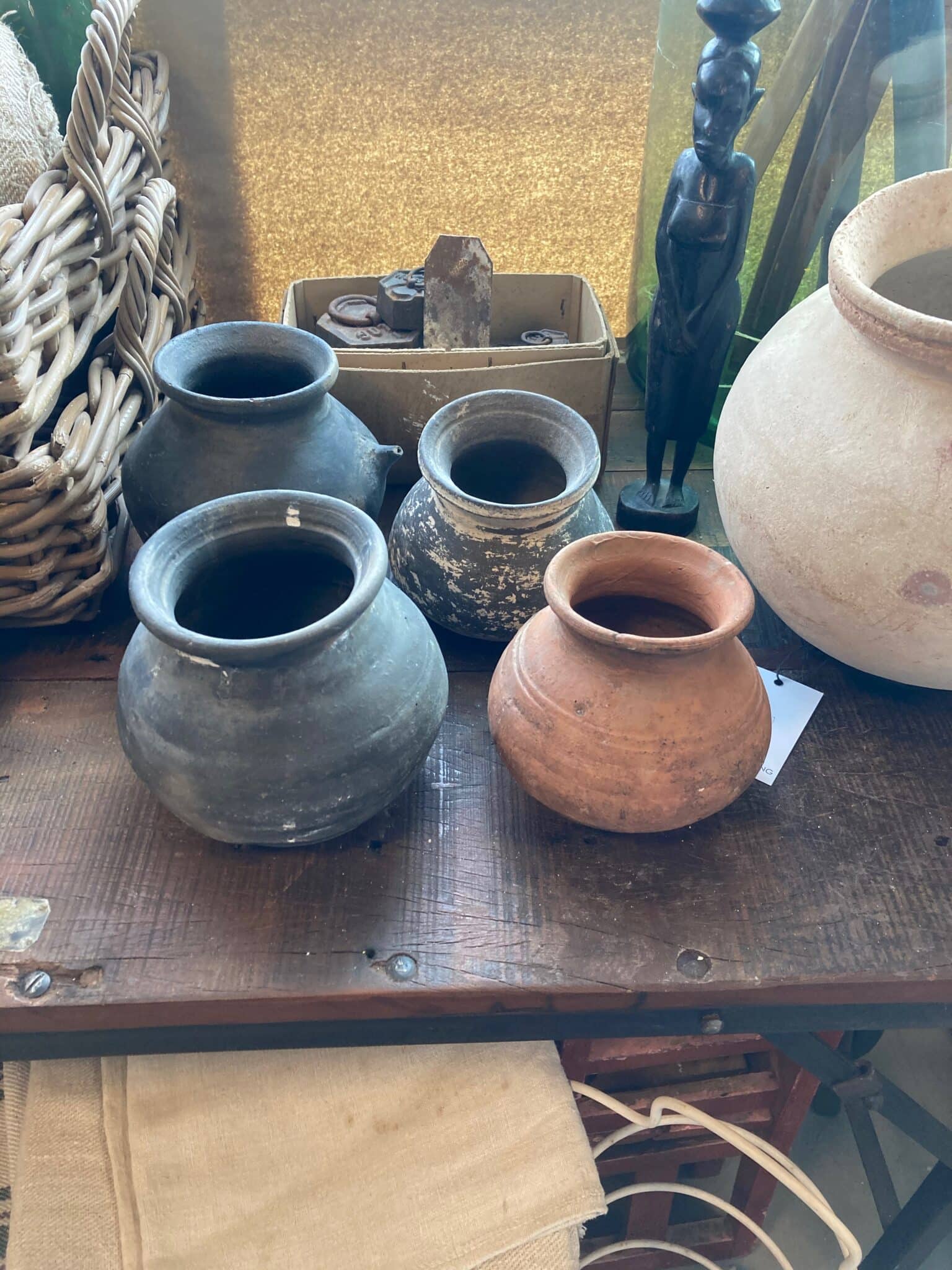 Originale Indiske Lerkrukker - Billede 5