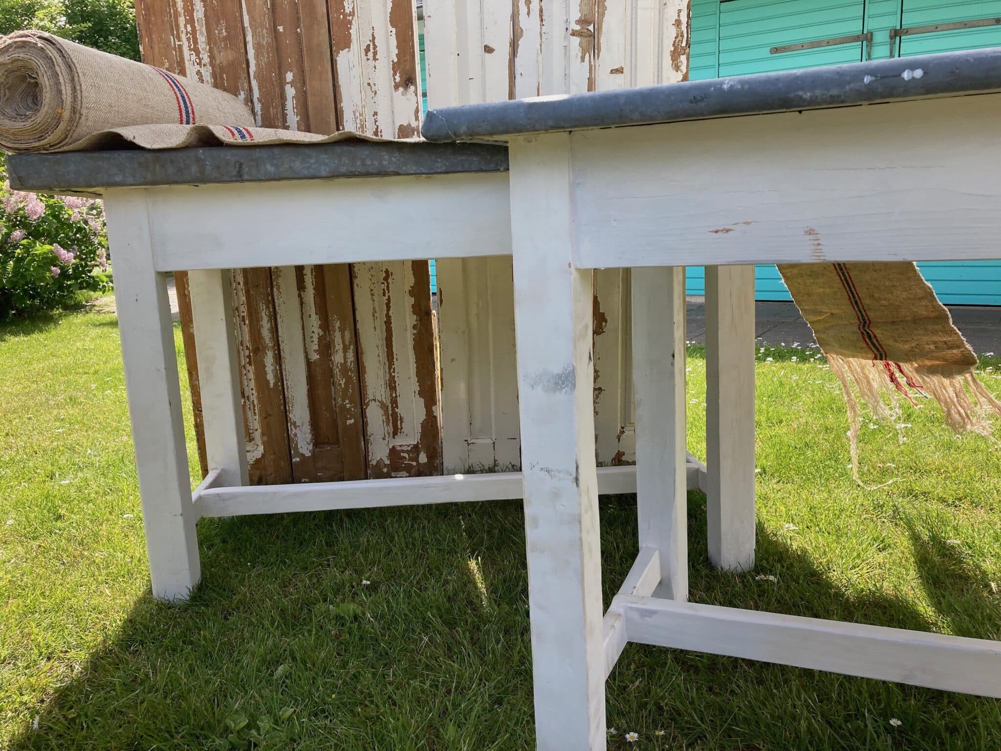 Plankebord med Zinkplade 95x63 - Billede 4