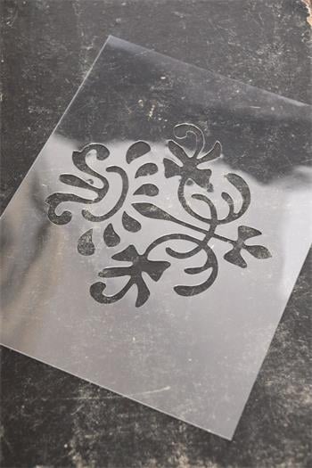 Stencil til Dekoration - Billede 4
