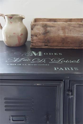 Stencil med Skrift Modes - Billede 3