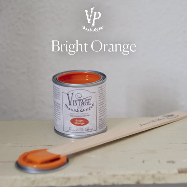 Bright Orange Vintagepaint - Billede 9