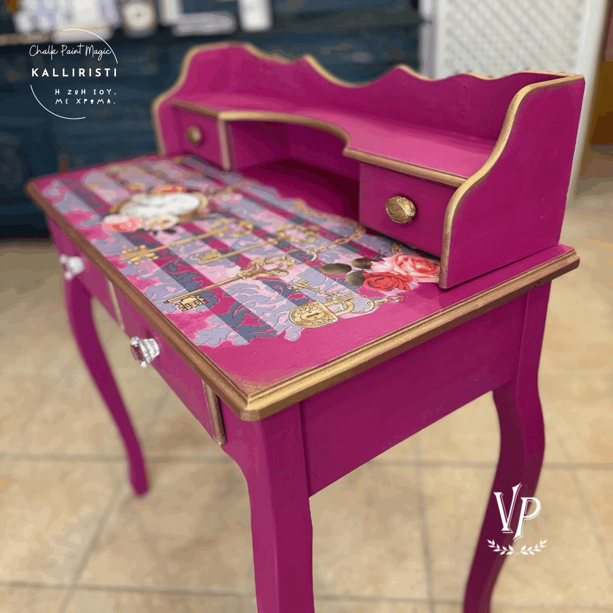 Cheerful Cherry Vintagepaint - Billede 6