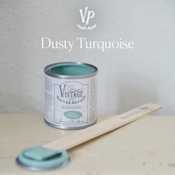 Dusty Turquiose Vintagepaint - Billede 4