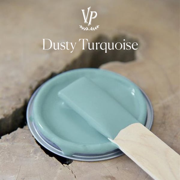 Dusty Turquiose Vintagepaint - Billede 3
