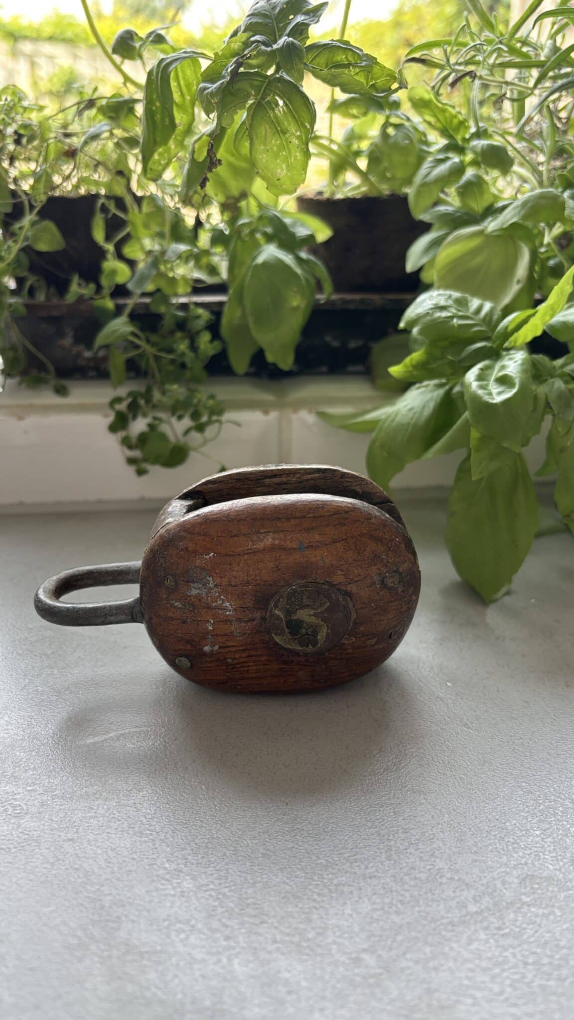 Skibstalje i Træ med Patina - Billede 4