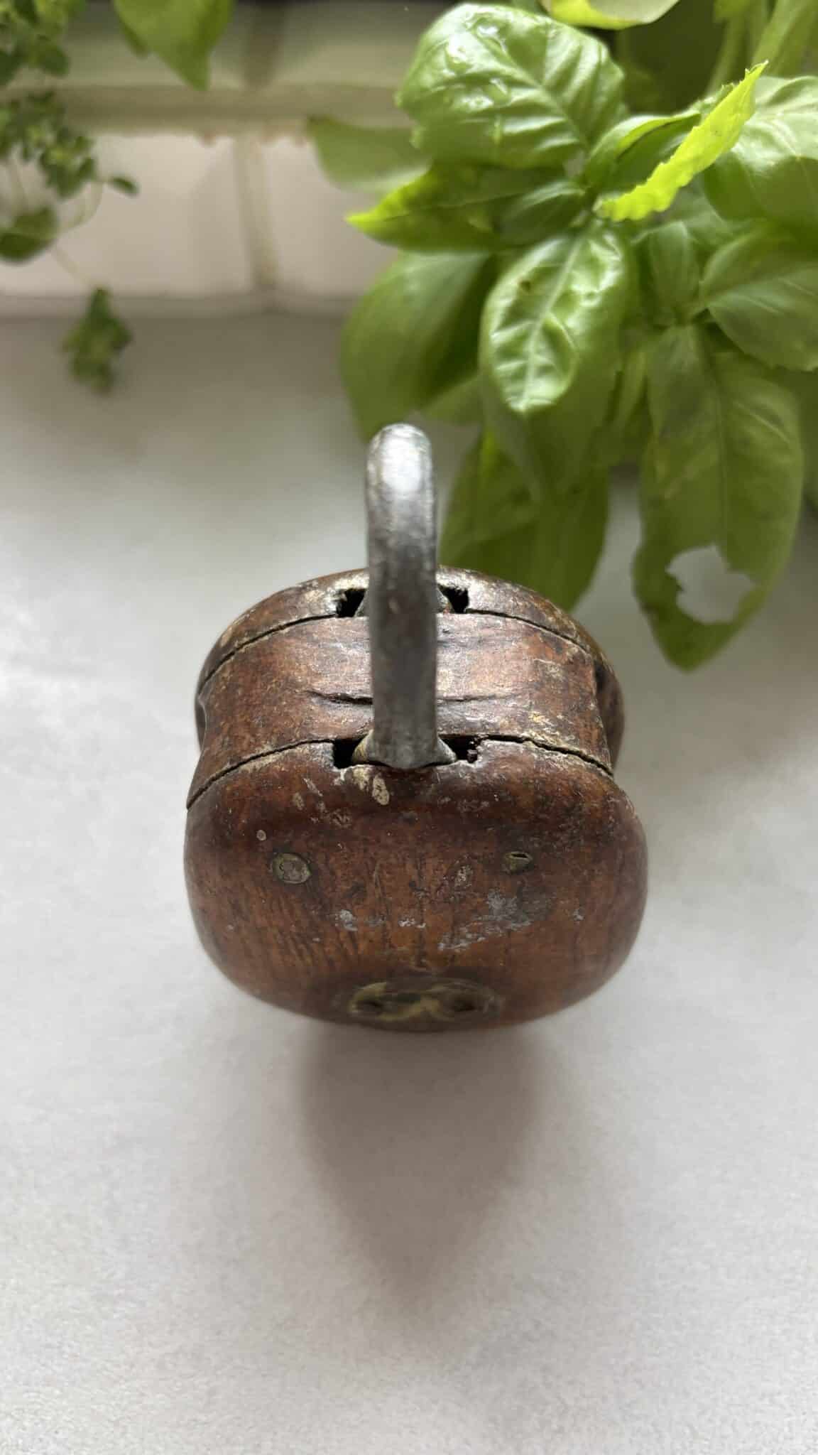 Skibstalje i Træ med Patina - Billede 2