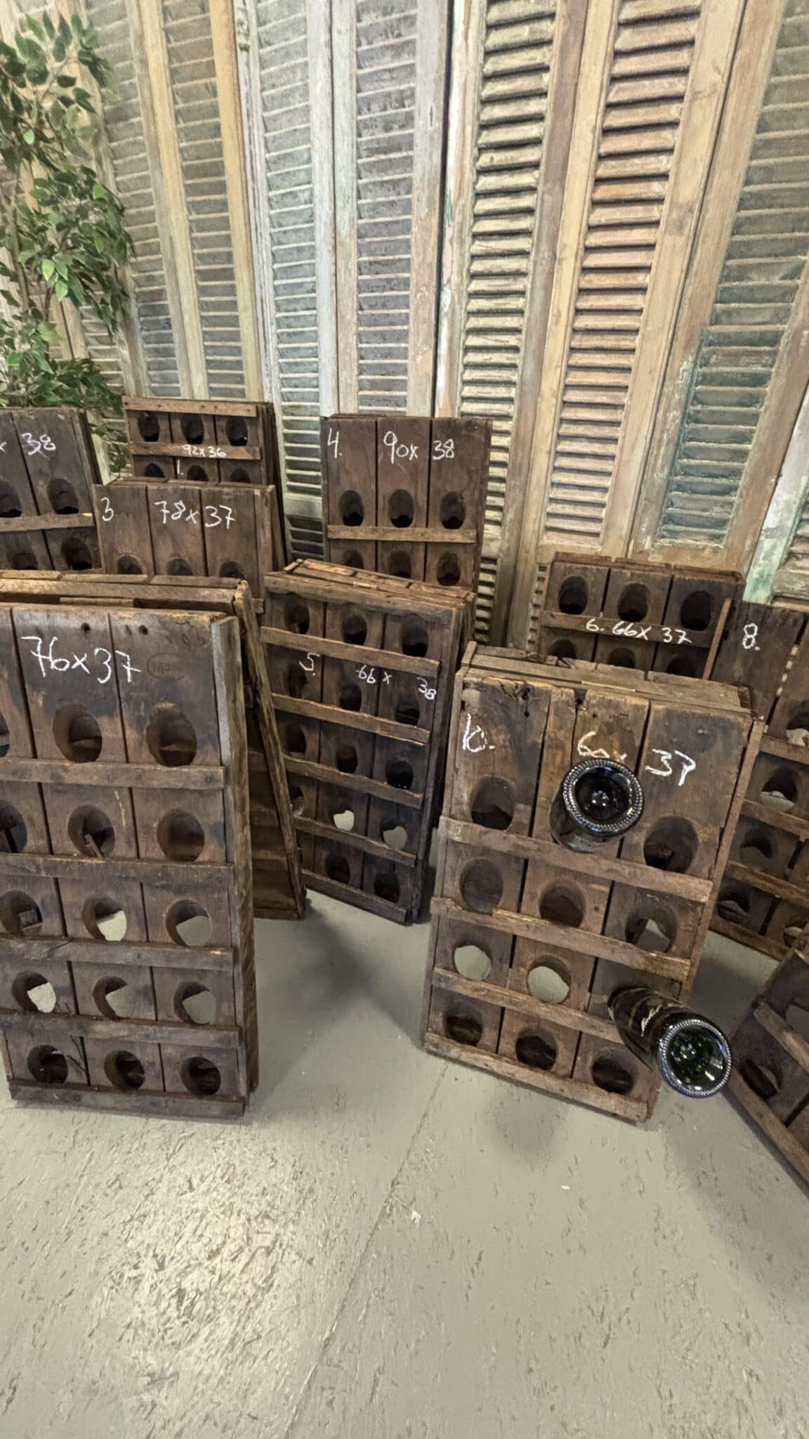 Franske Champagne Pupitre Vinreol - Billede 5