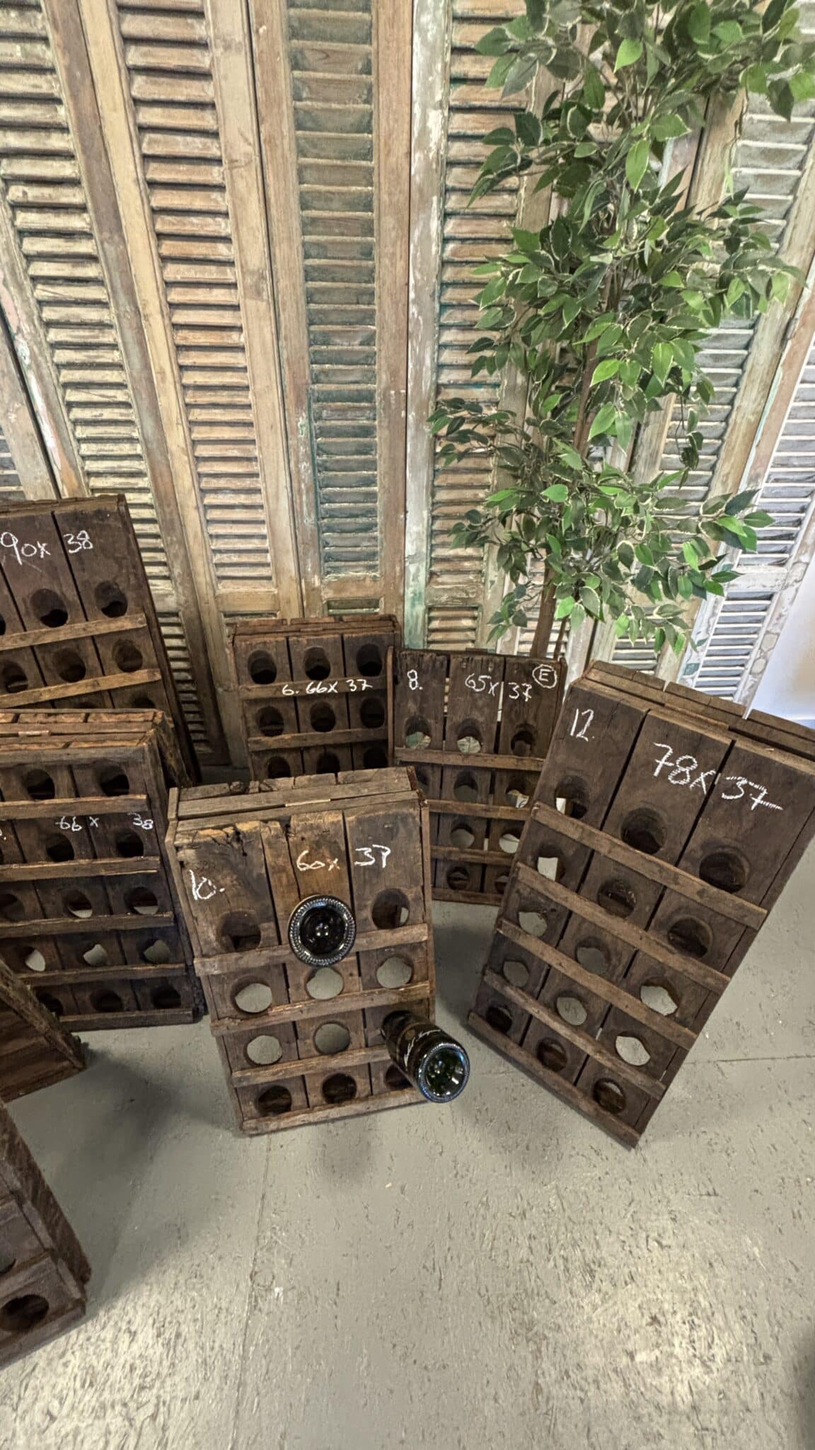 Franske Champagne Pupitre Vinreol - Billede 6