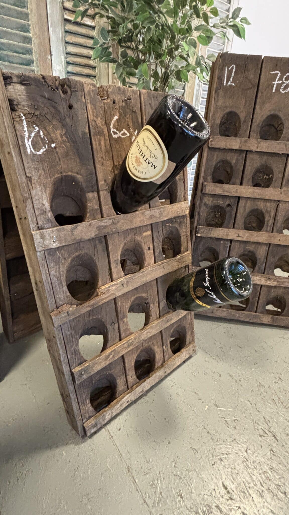 Franske Champagne Pupitre Vinreol - Billede 2
