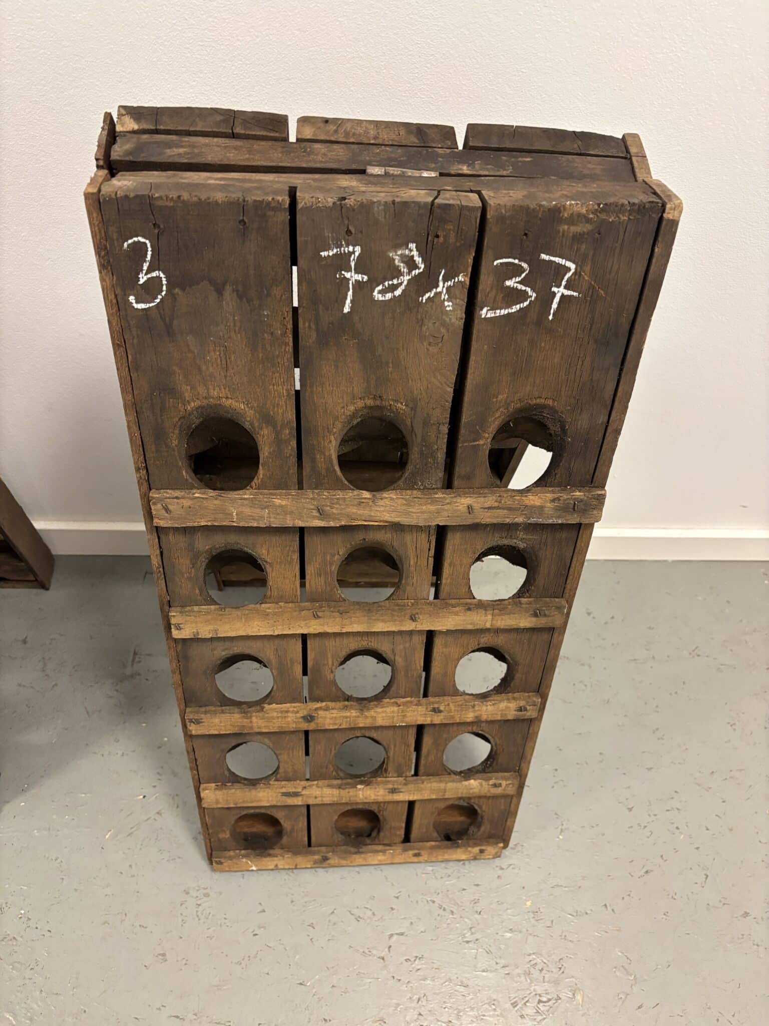 Franske Champagne Pupitre Vinreol - Billede 12