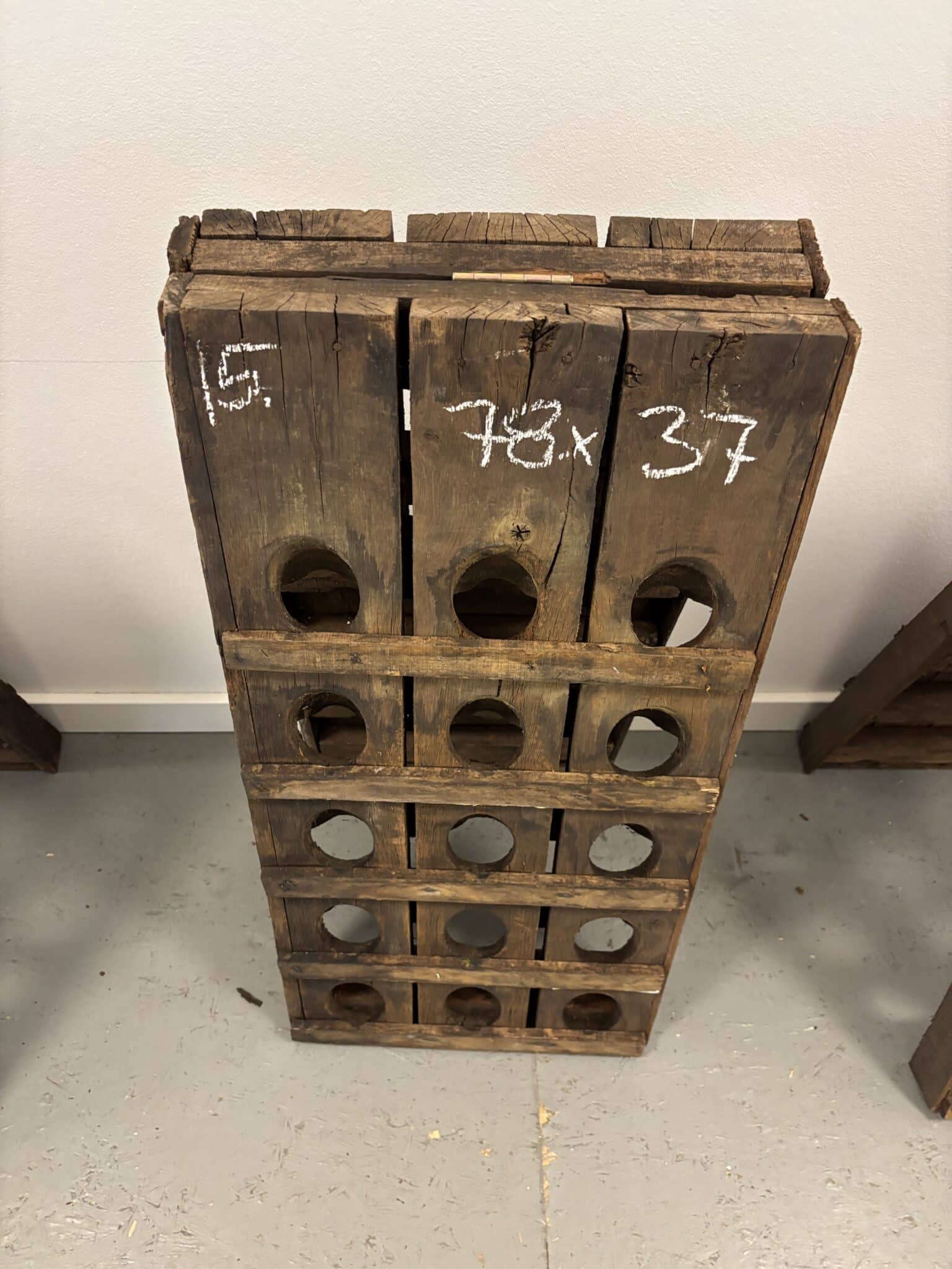 Franske Champagne Pupitre Vinreol - Billede 14