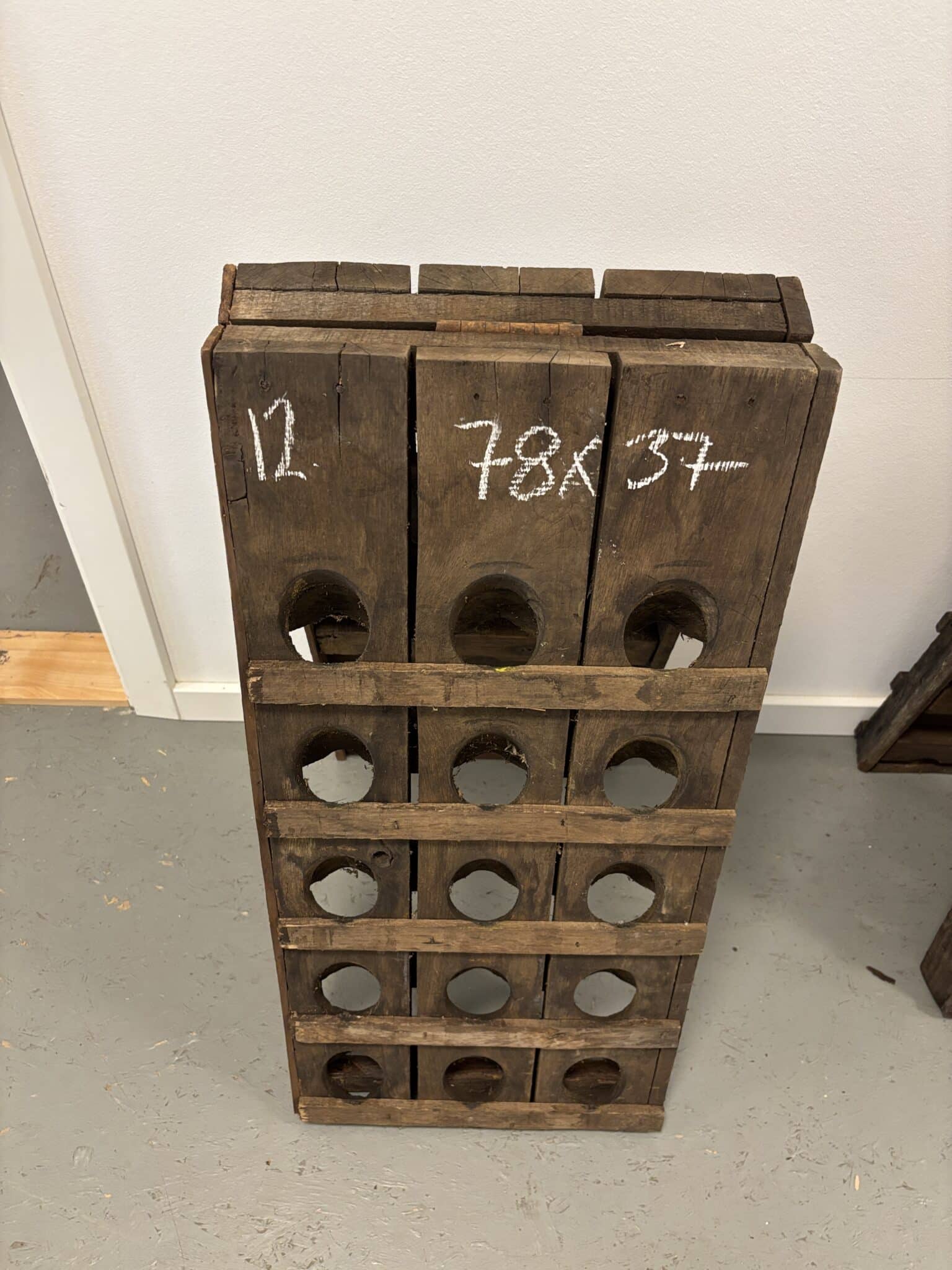 Franske Champagne Pupitre Vinreol - Billede 15