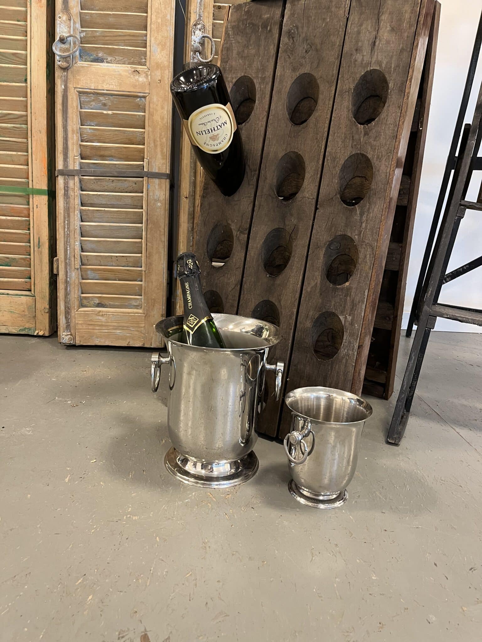 Champagne Køler med Isspand "Jean Couzon" - Billede 8