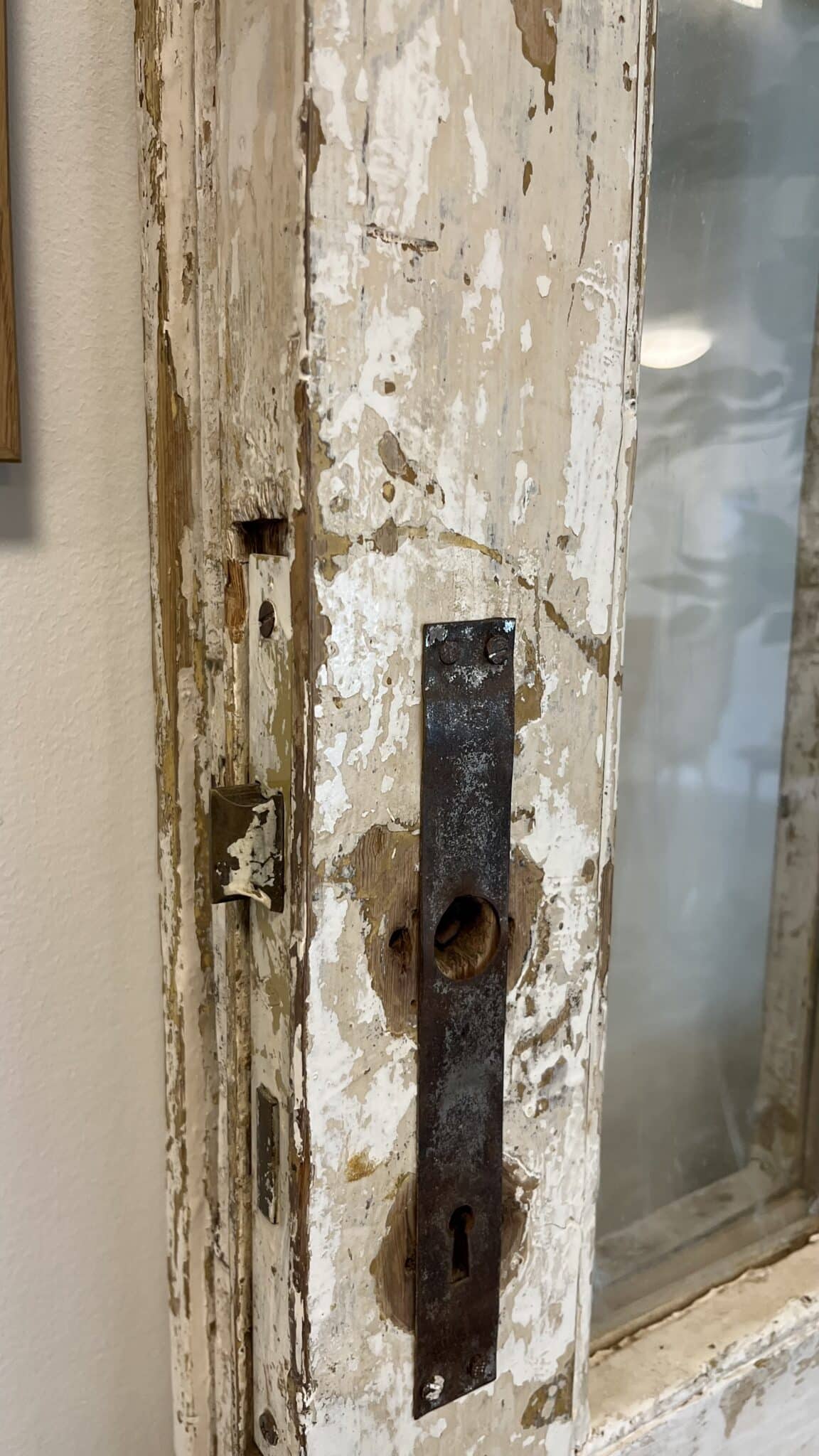 Gamle Franske Døre med Glas 206x100 - Billede 4