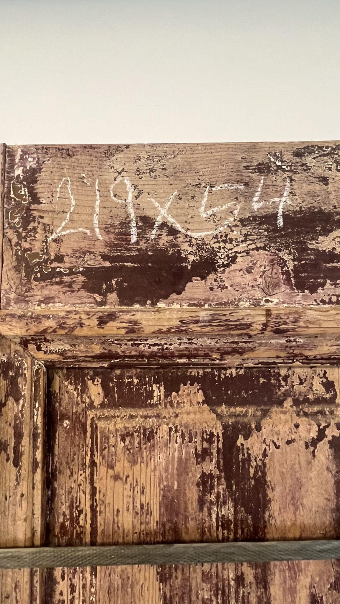 Gamle Franske Døre med Fyldning 219x108 - Billede 2