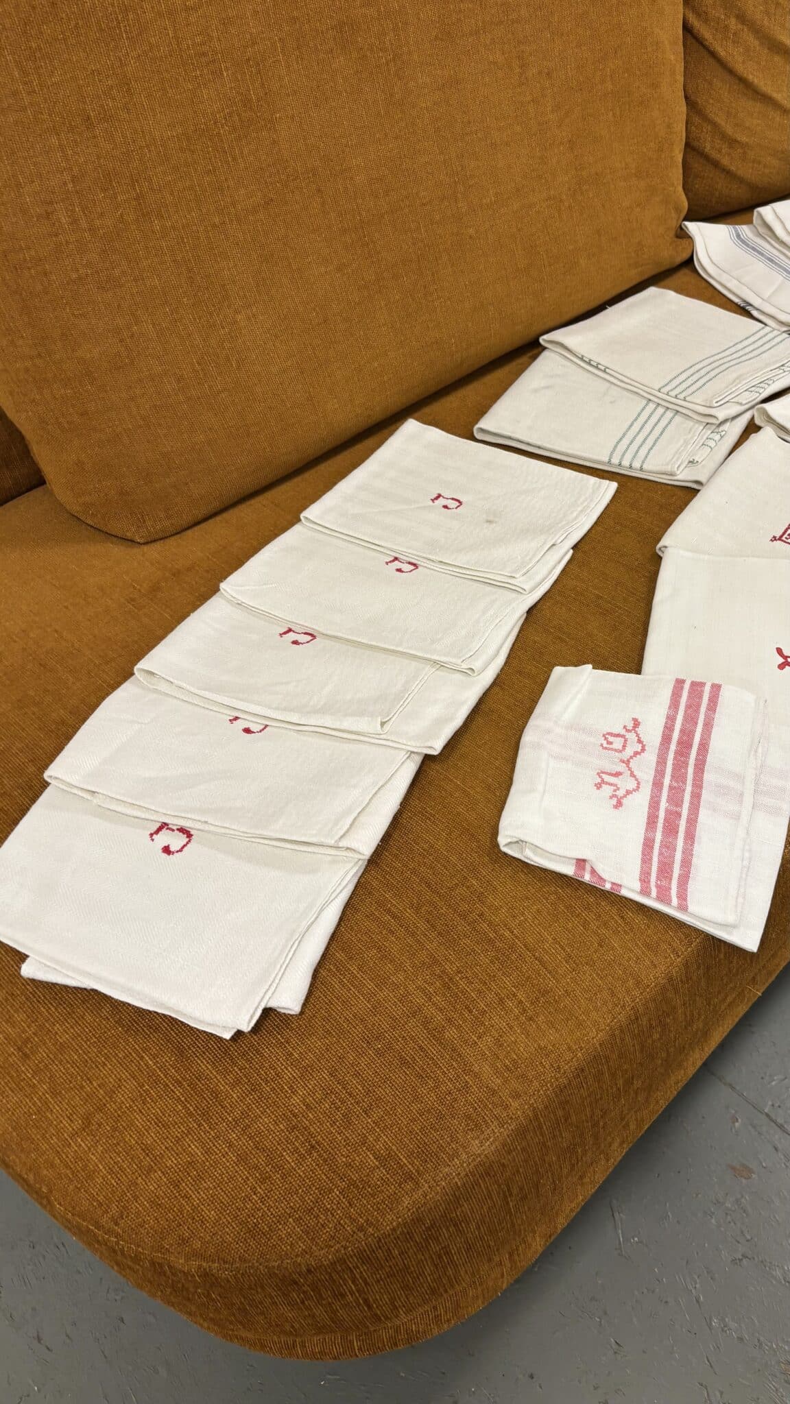Svenske Viskestykker med Og uden Broderier - Billede 26