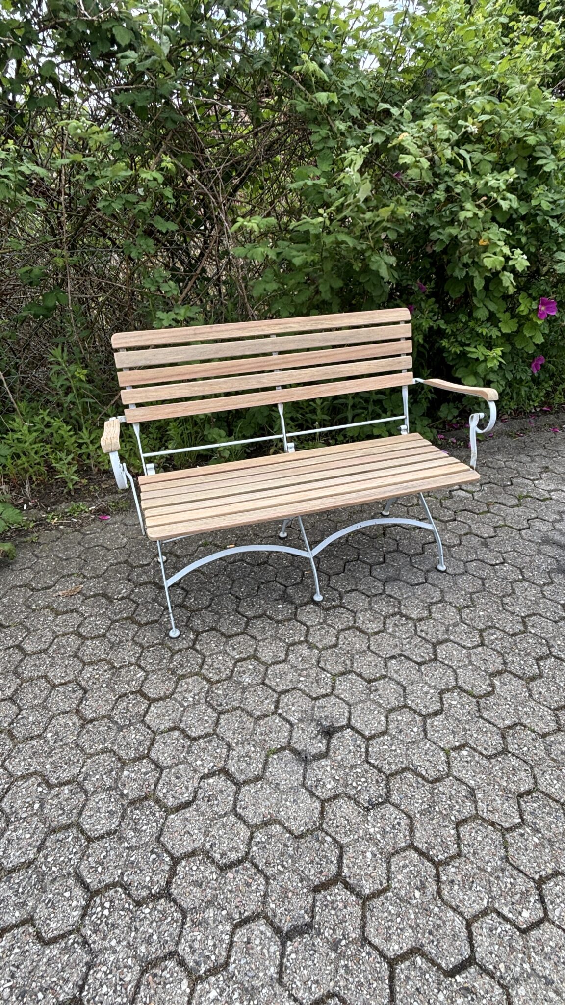 Havemøbelsæt Teak og Jern - Billede 12