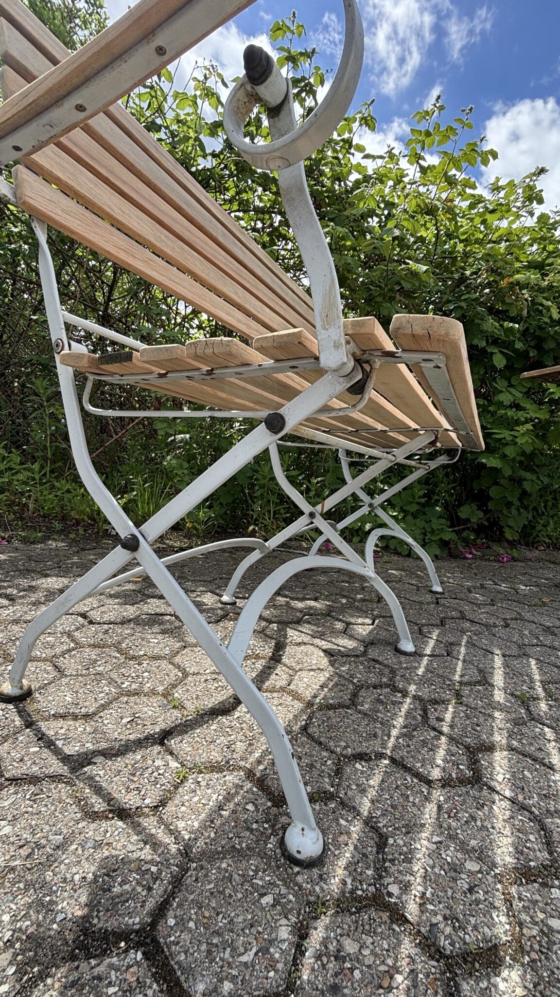 Havemøbelsæt Teak og Jern - Billede 8