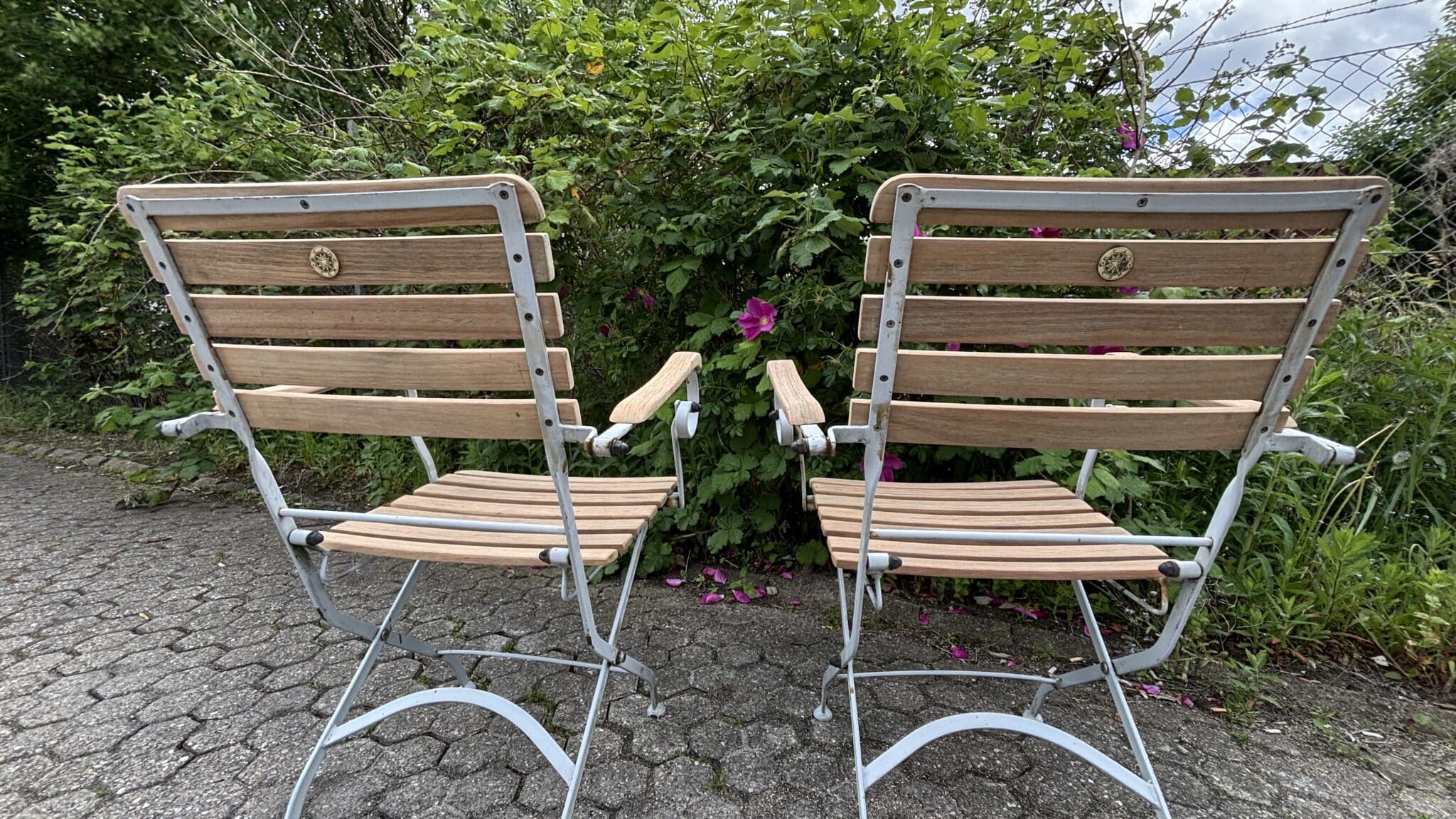 Havemøbelsæt Teak og Jern - Billede 5