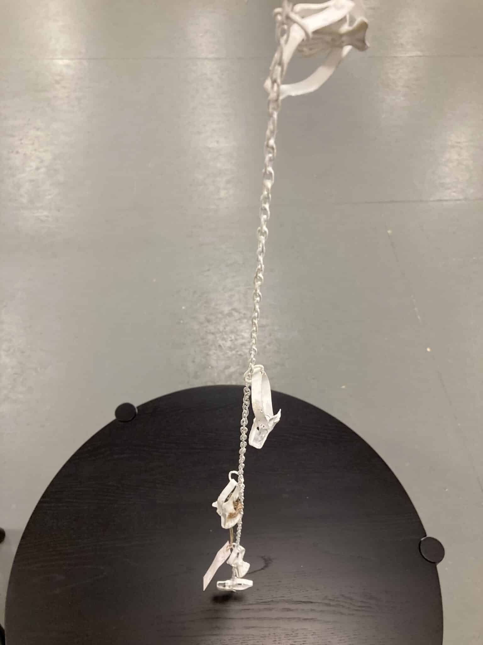 Offwhite Clips på Kæde - Billede 5