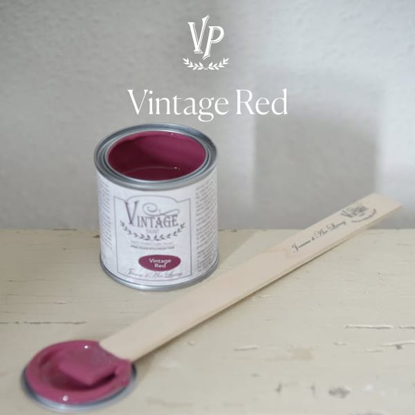 Vintage Red Vintagepaint - Billede 9