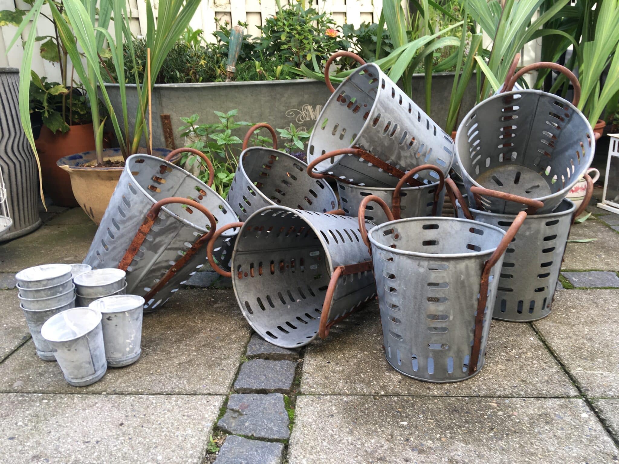 Olivenspande lavet af Genbrugsmaterialer - Billede 8