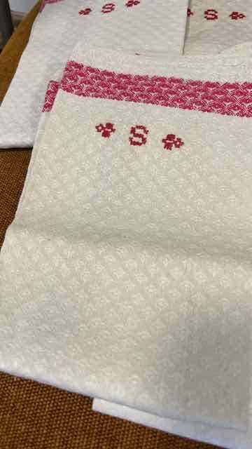 Svenske Viskestykker med Og uden Broderier - Billede 18