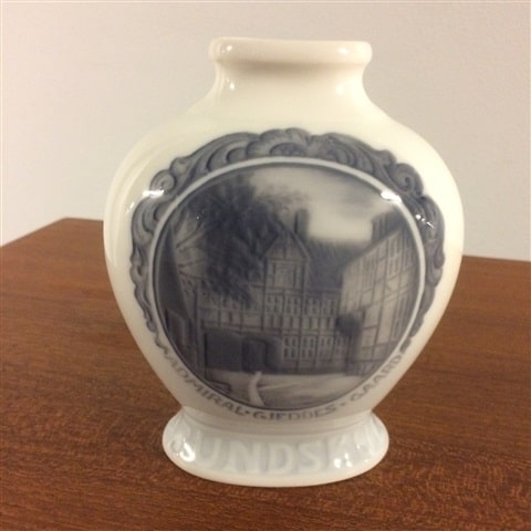 Kongelig Porcelæn Rundskue Vase - Billede 4