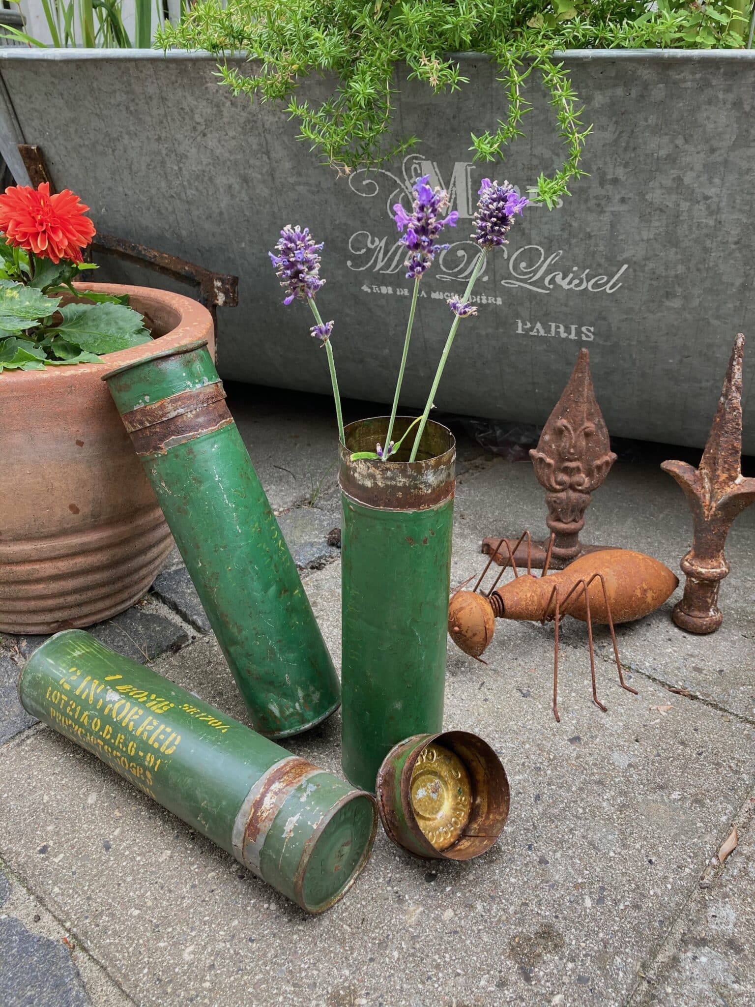 Patron Cylinder med Patina - Billede 2