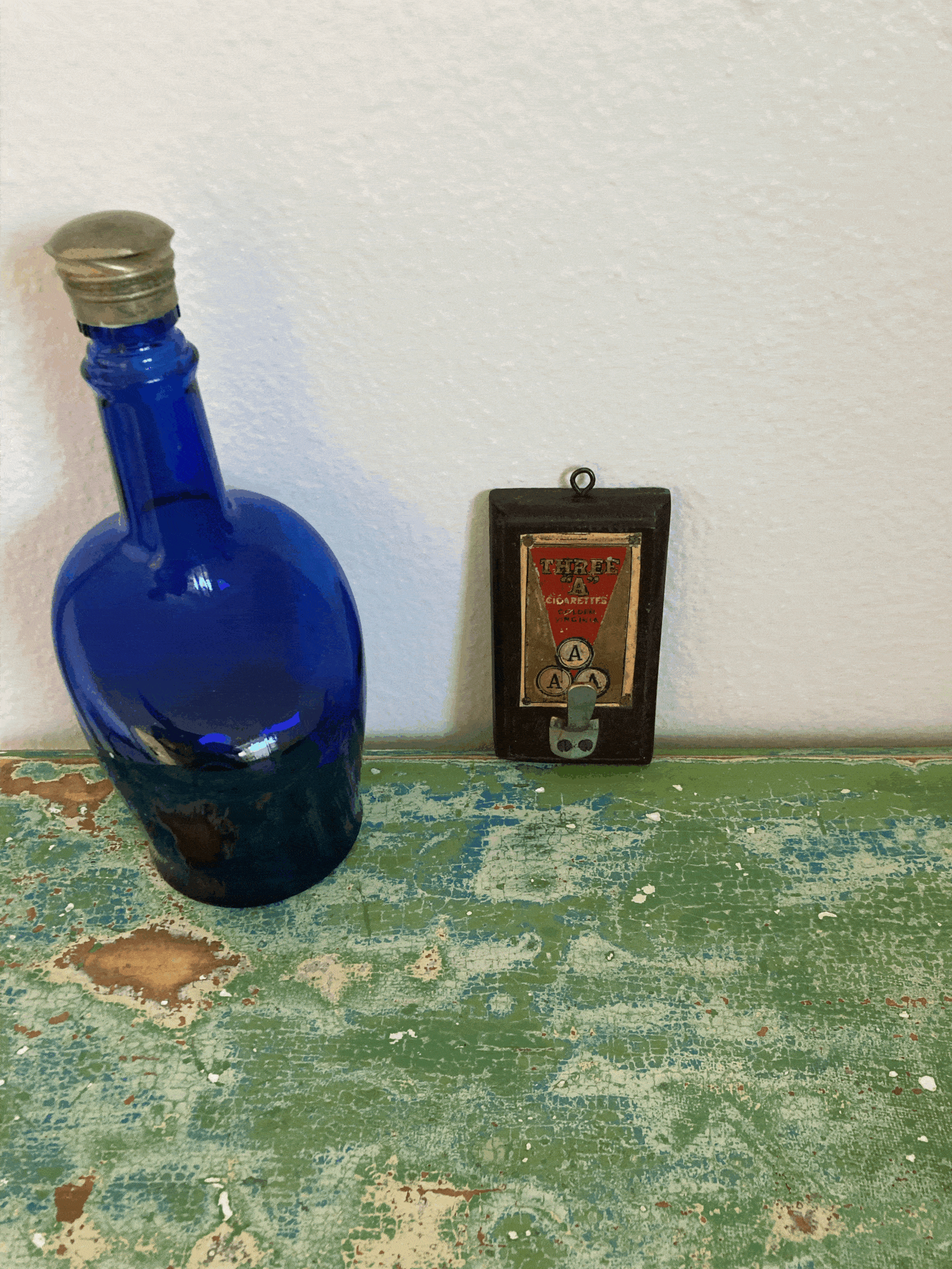 Vintage Knage med Blik Skilt (Three "A") - Billede 4