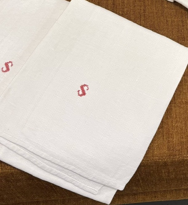Svenske Viskestykker med Og uden Broderier - Billede 32
