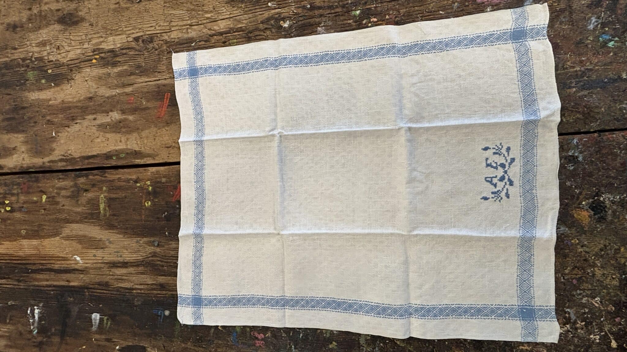 Svenske Viskestykker med Og uden Broderier - Billede 38