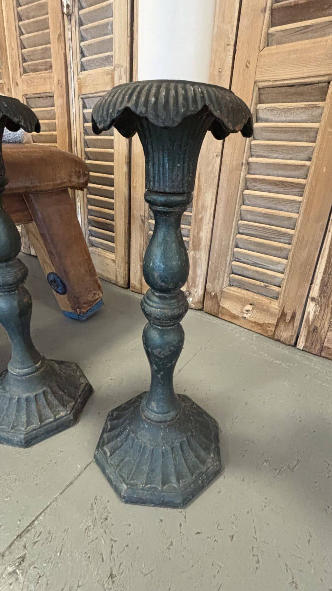 Smukke Franske Vintage Lysestager - Billede 3