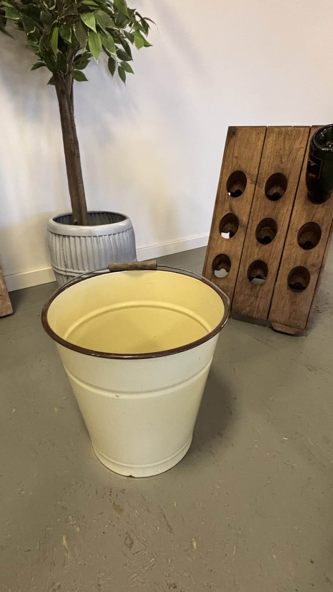 Store Flotte Tyske Emalje Spande - Billede 4