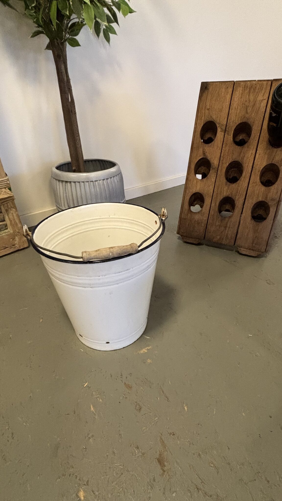 Store Flotte Tyske Emalje Spande - Billede 6