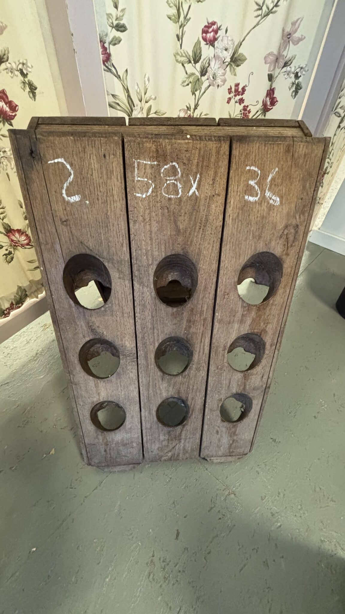 Franske Champagne Pupitre Vinreol - Billede 8